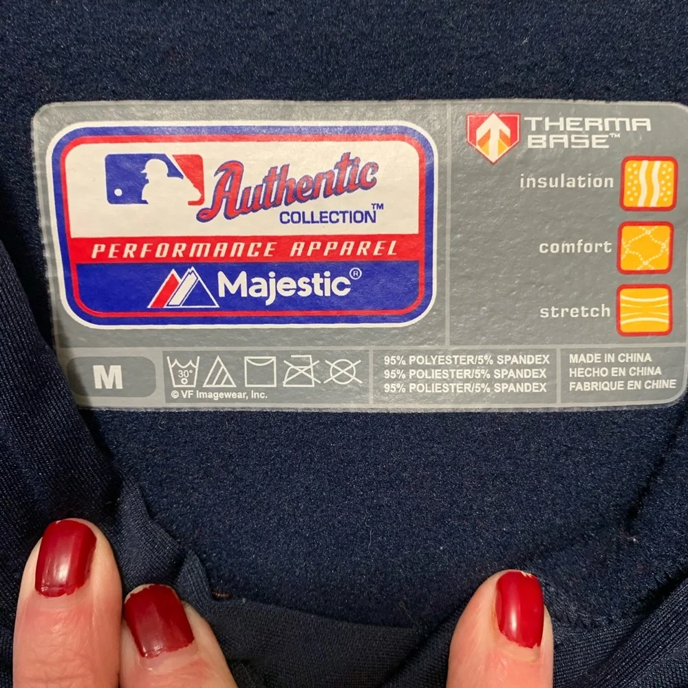 Detroit Tigers 2012 World Series hooded sweatshirt Sz M. MLB Authentic Majestic. - Picture 3 of 4